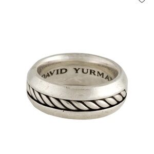 David Yurman Silver Cable Band Ring